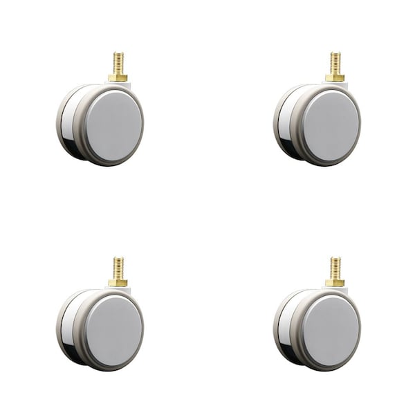 Service Caster 3 Inch MRI Safe Casters, 10mm Threaded Stem, Set of 4, 4PK SCC-TS02S75-TPR-GRY-M10X22-MRI-4 - main